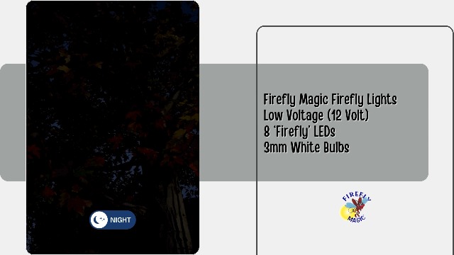 Firefly Magic Firefly Lights. Low Voltage LED Fairy Lights. 12V AC